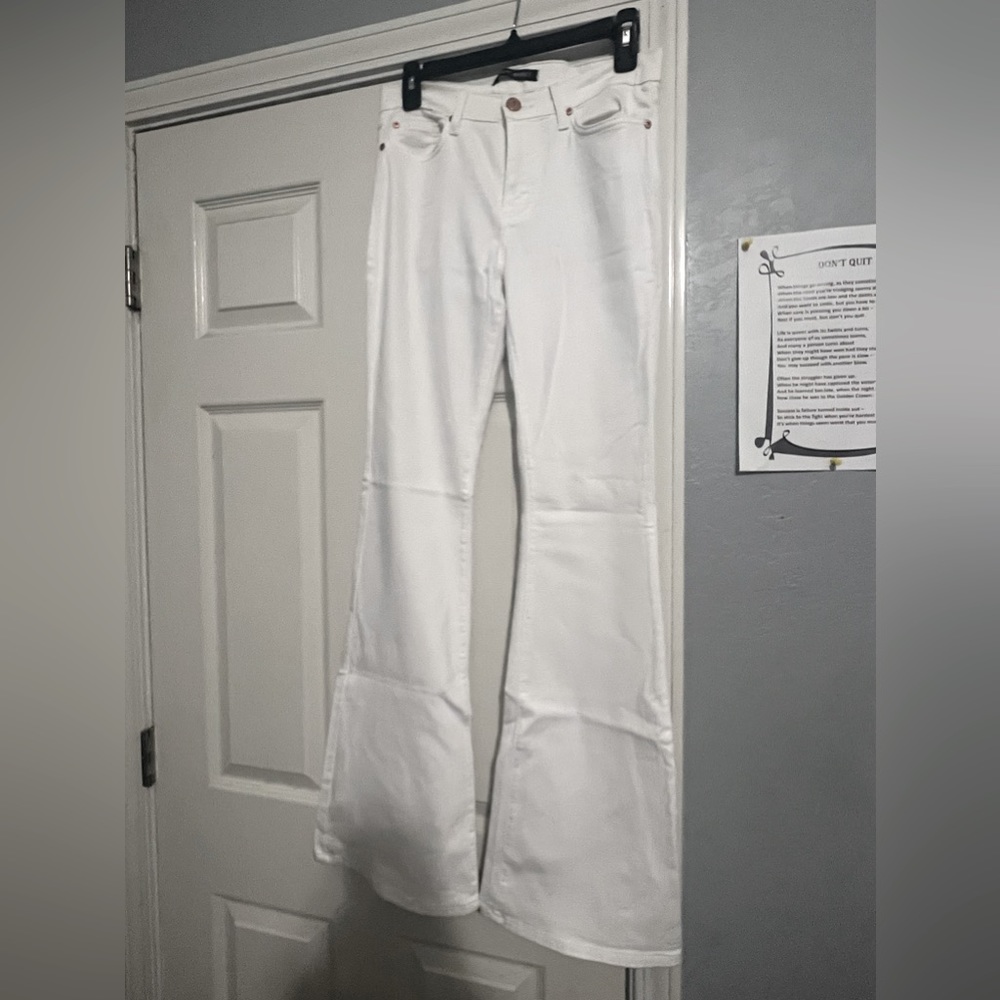 White flare jean- angry rabbit brand- size 27